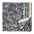 Blue and Pink Sanganeri Hand Block Printed Cotton Fabric with floral design