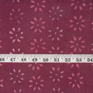 Precut 0.5 meter -Sanganeri Hand Block Printed Cotton Fabric
