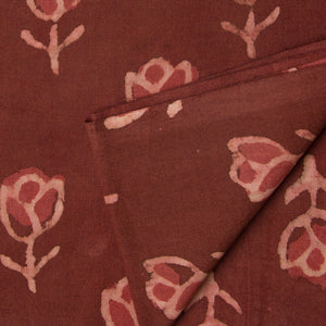 Precut 0.5 meter -Sanganeri Hand Block Printed Cotton Fabric