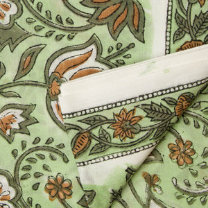 Precut 0.25 meter -Sanganeri Hand Block Printed Cotton Fabric