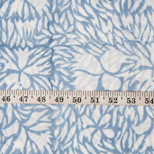 Precut 0.5 meter -Sanganeri Hand Block Printed Cotton Fabric