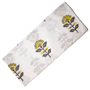 Precut 0.25 meter -Sanganeri Hand Block Printed Cotton Fabric