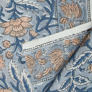 Precut 0.25 meter -Sanganeri Hand Block Printed Cotton Fabric