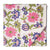 Pink floral handblock printed pure cotton fabric