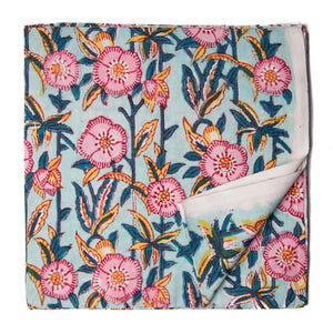 Precut 1meter - Sanganeri Hand Block Printed Cotton Fabric
