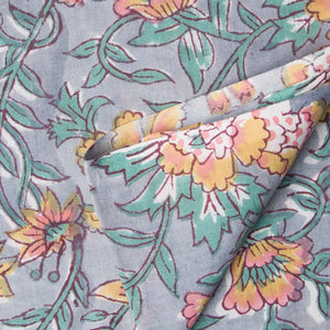 Sanganeri Hand Block Printed Cotton Fabric