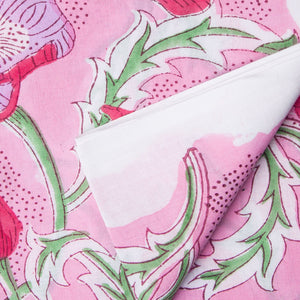 Sanganeri Hand Block Printed Cotton Fabric