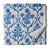 Blue and White Sanganeri Hand Block Printed Cotton Fabric with floral design