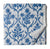 Blue and White Sanganeri Hand Block Printed Cotton Fabric with floral design