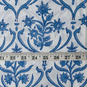 Sanganeri Hand Block Printed Cotton Fabric