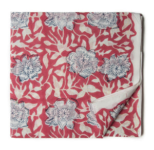 Precut 0.5meter - Sanganeri Hand Block Printed Cotton Fabric