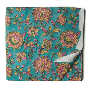 Precut 0.50 meters -Sanganeri Hand Block Printed Cotton Fabric