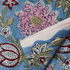 Sanganeri Hand Block Printed Cotton Fabric