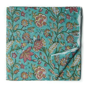 Precut 0.75meter - Sanganeri Hand Block Printed Cotton Fabric