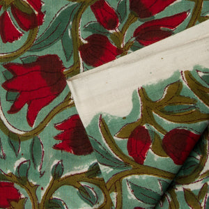 Sanganeri Hand Block Printed Cotton Fabric