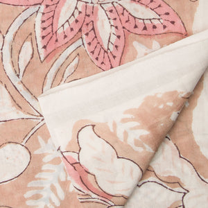 Precut 1meter - Sanganeri Hand Block Printed Cotton Fabric
