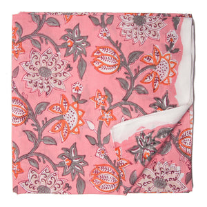 Precut 1 meter -Sanganeri Hand Block Printed Cotton Fabric