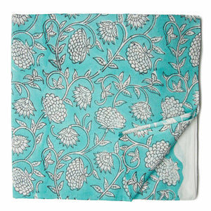 Precut 0.50 meters -Sanganeri Hand Block Printed Cotton Fabric