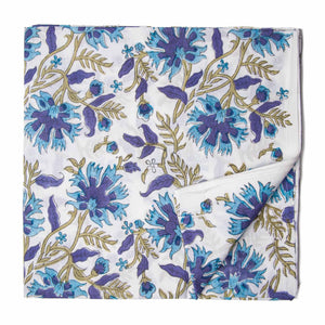 Precut 1meter - Sanganeri Hand Block Printed Cotton Fabric