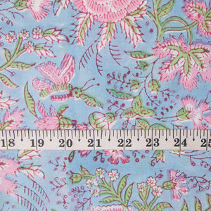 Sanganeri Hand Block Printed Cotton Fabric
