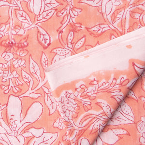 Precut 1 meters -Sanganeri Hand Block Printed Cotton Fabric