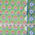Precut 1meter - Sanganeri Hand Block Printed Cotton Fabric