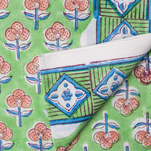 Sanganeri Hand Block Printed Cotton Fabric
