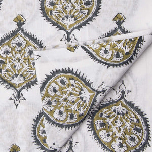 Sanganeri Hand Block Printed Cotton Fabric