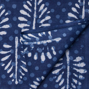 Precut 1meter - Sanganeri Hand Block Printed Cotton Fabric
