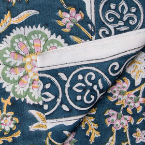 Precut 0.25 meters -Sanganeri Hand Block Printed Cotton Fabric