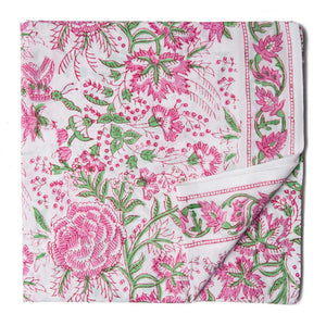 Precut 0.25 meter - Sanganeri Hand Block Printed Cotton Fabric