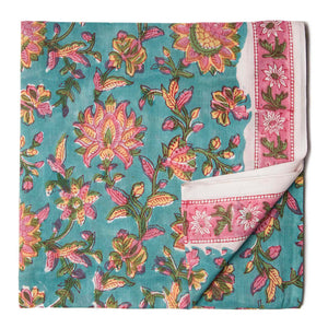 Precut 0.25 meters -Sanganeri Hand Block Printed Cotton Fabric
