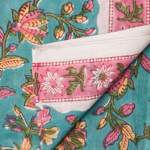 Precut 0.25 meters -Sanganeri Hand Block Printed Cotton Fabric