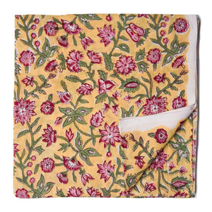 Precut 0.5meter - Sanganeri Hand Block Printed Cotton Fabric