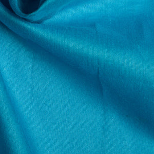 Blue Semi Dupion Cotton Silk Fabric