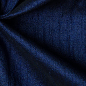 Blue Semi Dupion Cotton Silk Fabric