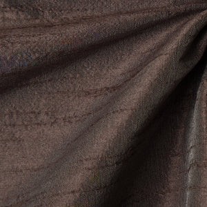Precut 1 meter -Brown Semi Dupion Cotton Silk Fabric