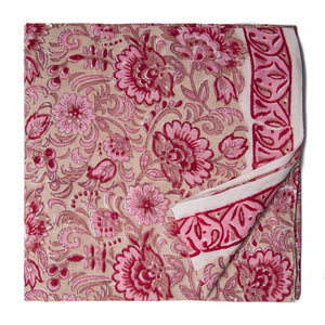 Sanganeri Hand Block Printed Cotton Fabric