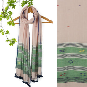 Handloom Soft Cotton Jamdani Stole
