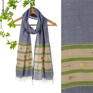 Handloom Soft Cotton Jamdani Stole