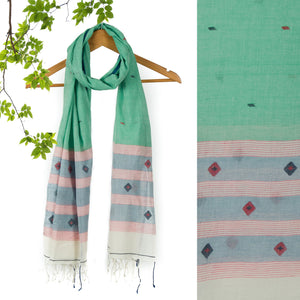 Handloom Soft Cotton Jamdani Stole