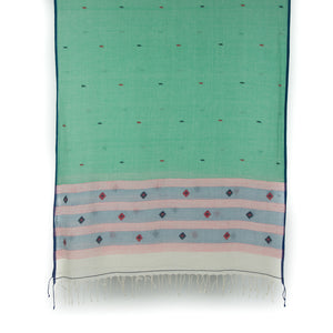 Handloom Soft Cotton Jamdani Stole