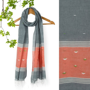 Handloom Soft Cotton Jamdani Stole