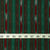 Precut 1 meter -Green & Red Ikat Pochampally Woven Cotton Fabric
