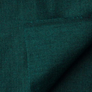 Green Ikat Plain Pochampally Woven Cotton Fabric