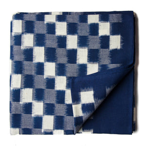 Precut 0.75 meters -Double Ikat Pochampally Woven Cotton Fabric