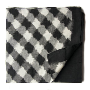 Double Ikat Pochampally Woven Cotton Fabric