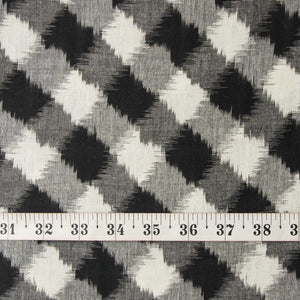 Double Ikat Pochampally Woven Cotton Fabric