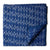 Precut 0.50 meters -Blue Mercerised Ikat Pochampally Woven Cotton Fabric