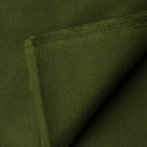 Green Ikat Plain Pochampally Woven Cotton Fabric